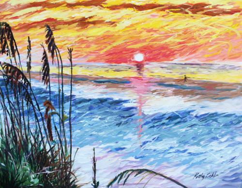 24 x 18 Acrylic on canvas. Sold, Prints available