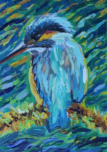 5 x 7 Acrylic on canvas. Sold, Prints available